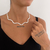 Colar Riviera Waves Cristal | Banho Prata 925