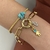 Pulseira Bolinhas Turquesa - comprar online