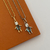 Colar Menino Zircônia Azul - comprar online