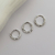 Piercing Torção Zircônia Frontal Prateado - comprar online