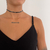 Colar Baguete Black | Banho Prata 925