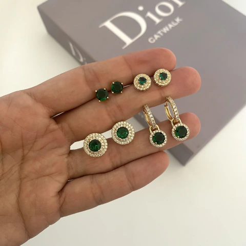 Kit 4 Brincos Zahra