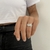 Anel Triplo Zirconia Bolinha - comprar online