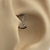 Piercing Titânio Segmentada Lua Zircônia