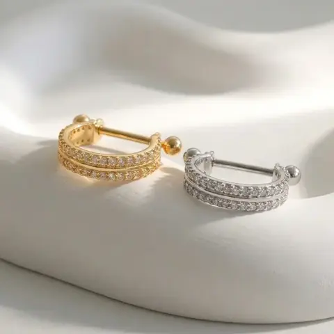 Piercing Haste Titânio Conch Double 12x1.2mm