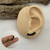 Brinco Ear Cuff Black Navete