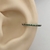 Piercing Torção Conch Zircônias - Multi Brilhos Semijoias