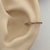 Piercing Torção Conch Zircônias - loja online