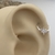 Piercing Torção Star Colors Prata 925
