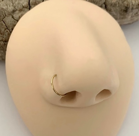 Piercing Nostril Argola Lisa 0.6mm 7mm