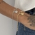 Pulseira Coração Olho Grego