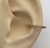 Piercing Conch Lis Zircônias