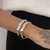 Bracelete Zircônia Coração na internet