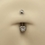 Piercing Umbigo Zircônia Love 10mm
