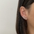 Brinco Ear Cuff Trevo Zircônia
