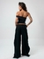 Calça Pantalona Jeans Black Fendas - Gaisa