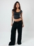 Calça Pantalona Jeans Black - comprar online