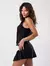 Saia Pregas Frontal Linho - loja online