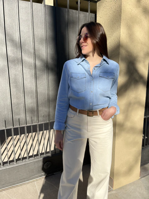 Camisa Texas denim