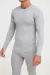 Remera Térmica Embrace Gris Claro