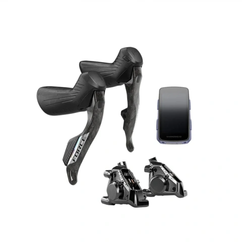 Kit Electrónico Ruta SRAM Force AXS E1 2x12v HRD FM + Hammerhead Karoo