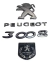 Jogo De Emblema Letreiro Traseiro Peugeot 3008 Original ! - loja online