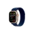 Apple Watch Ultra 2 de 49mm con correa azul y pantalla mostrando widgets de salud y actividad