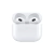 AirPods 3ra Generación de Apple en estuche blanco abierto con luz indicadora verde