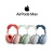 Auriculares Apple AirPods Max en cuatro colores: rojo, verde, blanco y azul, con funda, sobre fondo blanco