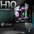 Gabinete Gamer Sentey H10 Lateral/frente Transparente Black Color Negro - tienda online