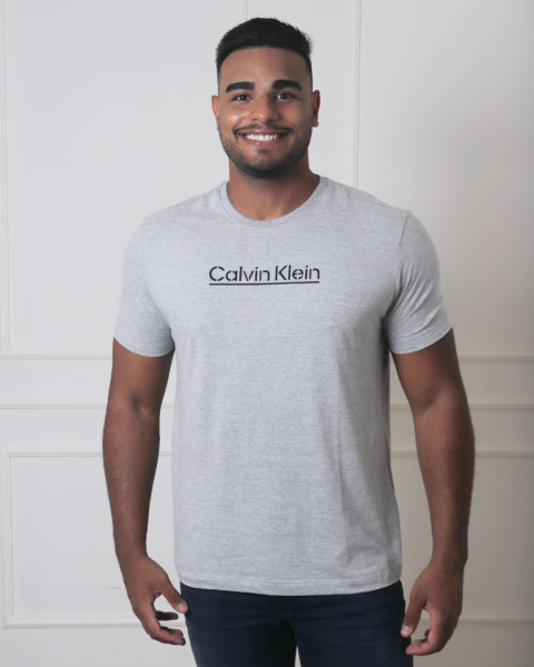 Camiseta Calvin Klein Logomarca Centralizado na internet
