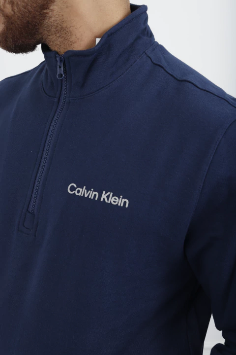 Blusão Masculino Meio Zíper Modern Calvin Klein Loungewear na internet
