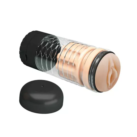 Masturbador Com Vagina Em Cyberskin E Língua Vibratória - Pretty Love Emily