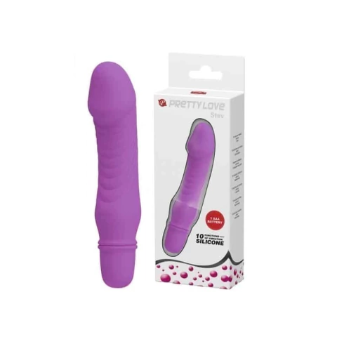 Mini Vibrador com Glande Definida e 10 Modos De Vibração - Pretty Love Stev