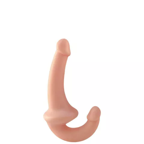Penetrador Strap On Duplo Com Glande Definida - Dildo Ultra-realistic 7.3