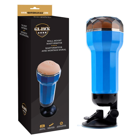 Masturbador com Ventosa e Trava na Base Wall Mount G.I Jack