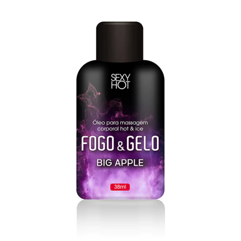 Gel para Sexo Oral Beijável que Esquenta e Esfria 38 ml - Fogo & Gelo Big Apple - comprar online
