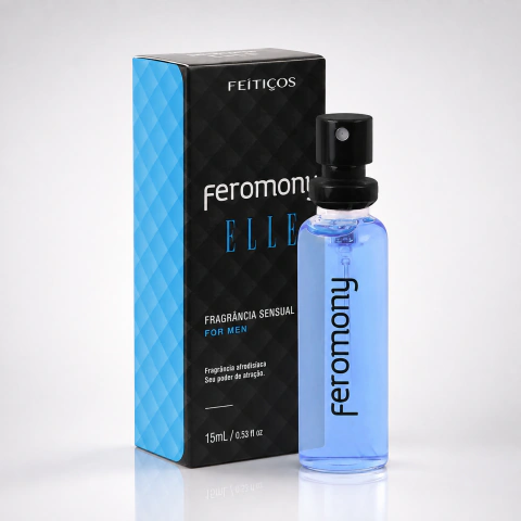 Perfume com Feromônio Masculino que Gera Atração na Mulher 15ml - Feitiços Feromony Elle
