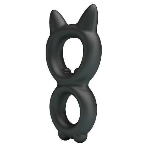 Anel Peniano Duplo em Silicone Aveludado Super Flexível - Crazy Bull Toran - comprar online