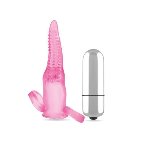 Vibrador 3 em 1 com Anel Peniano Duplo, Cápsula de Vibração Única e Capa Massageadora - Adão e Eva Cock Ring Vibe - comprar online