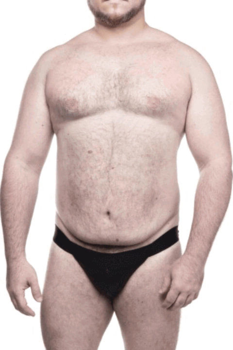 Cueca JockStrap em Cirrê com Argolas Plus Size - Steves Designer Big Man - comprar online