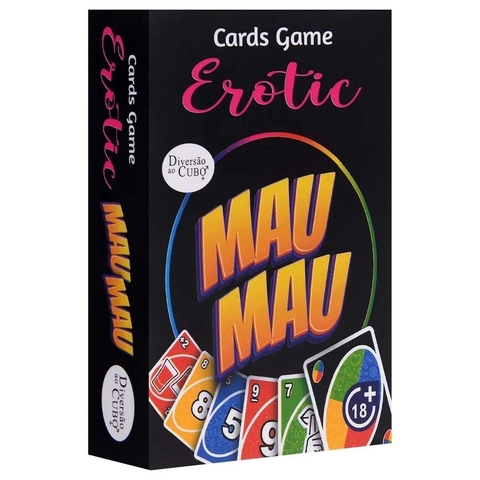 Super Uno Mau Mau Erotic com 65 Cartas - Diversão Ao Cubo