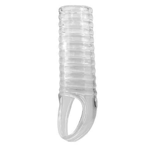 Capa Peniana Vazada com Anel para Escroto em Silicone 11,2 x 2,4 cm - Pretty Love - comprar online