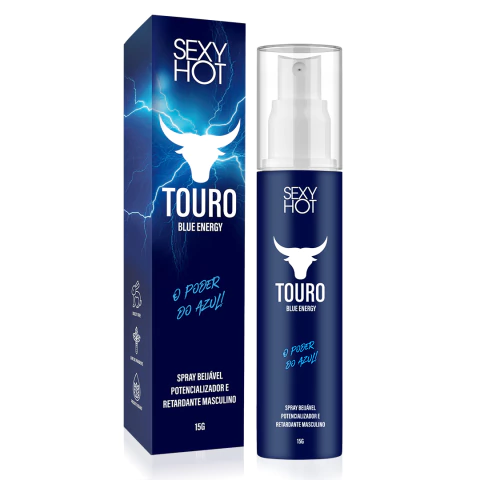 Spray Potencializador Masculino com o Poder do Azul 15g - Sexy Hot Touro Blue Energy - comprar online