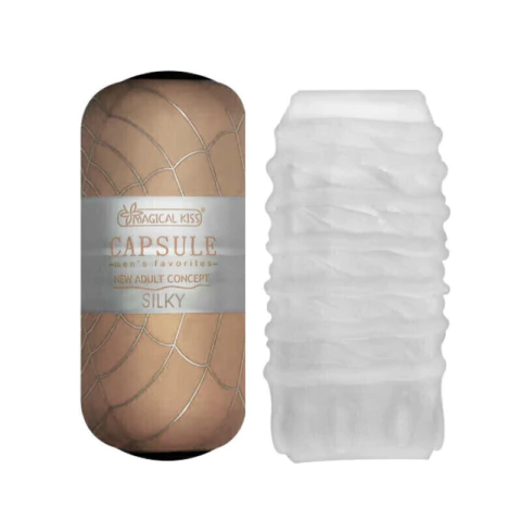 Imagem do Masturbador Masculino em Formato de Cápsula e Textura Interna - Magical Kiss Capsule Egg