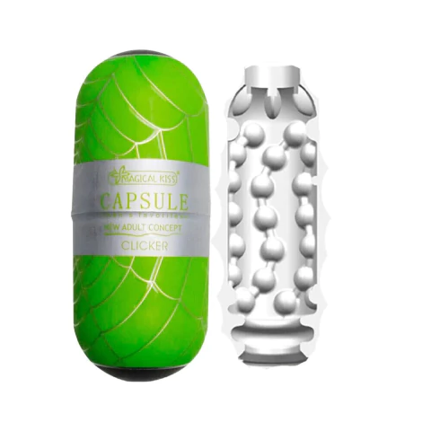 Masturbador Masculino em Formato de Cápsula e Textura Interna - Magical Kiss Capsule Egg - loja online