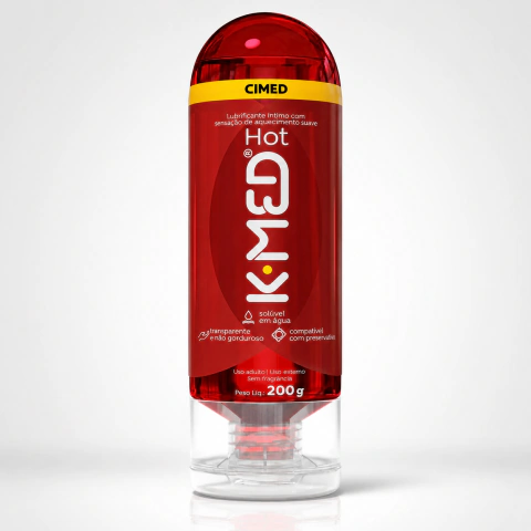 Gel Lubrificante Íntimo 200g - K-Med Hot