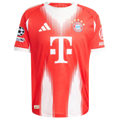 Camisa Bayern Munchen I 25/26 - Com Patchs Champions League - Torcedor - Masculino - Vermelha - comprar online