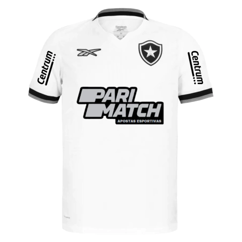 Camisa Botafogo II 24/25 - Com Patrocinio -Torcedor - Masculino - Branca