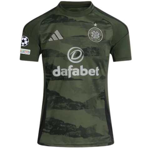 Camisa Celtic III 24/25 - Com Patch Champions League - Torcedor - Masculino - Verde